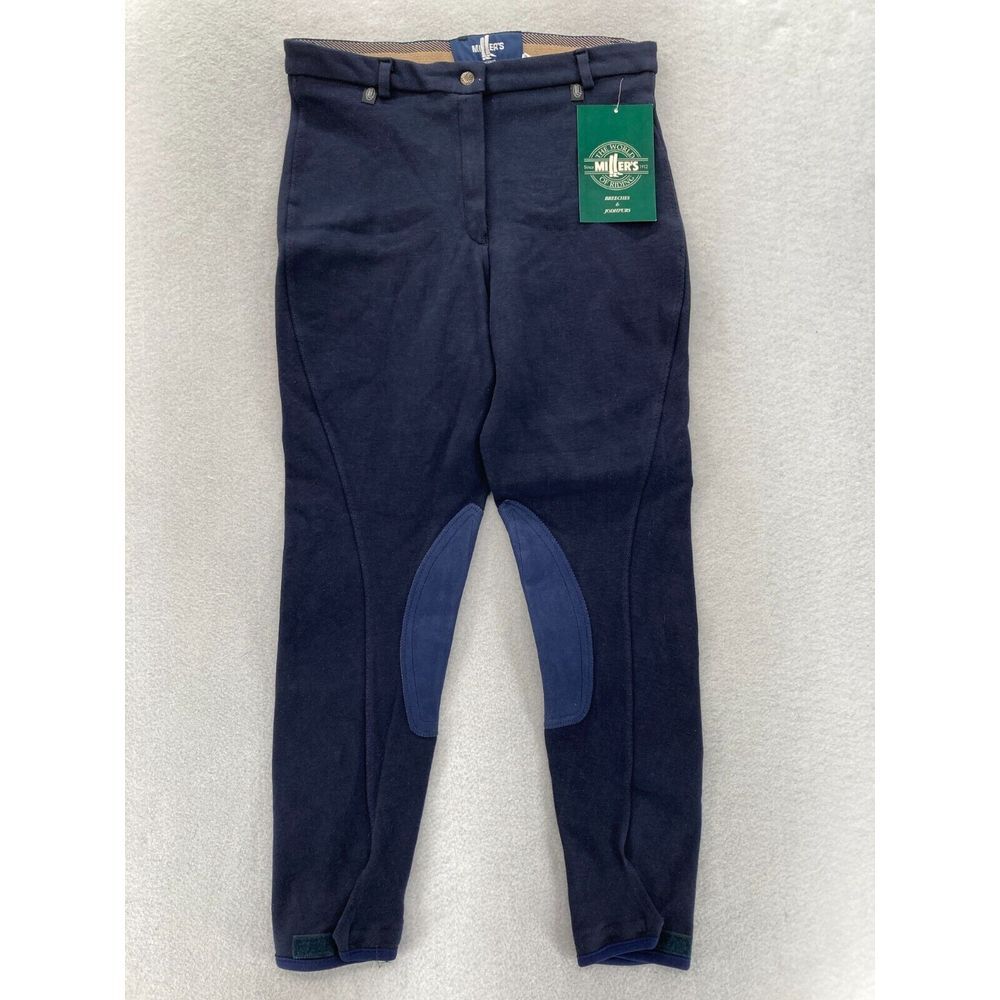 Vintage Millers Breeches Women's 30 Navy Blue Equestrian‎ Riding Pants USA Made